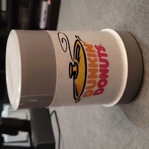 Vintage Thermos Dunkin' Donuts Coffee Cafe Canada GREY thermos publicité beignet